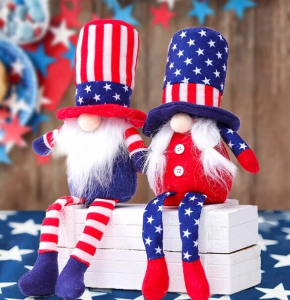 Patriotic Plush Gnomes