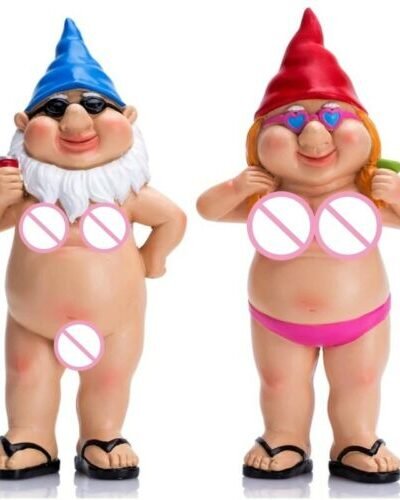 Nude Couple Gnome