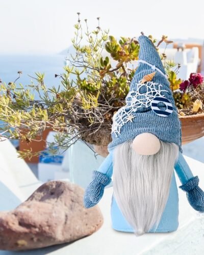 ocean festival faceless doll deep blue
