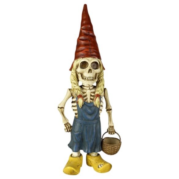 Female skeleton gnome