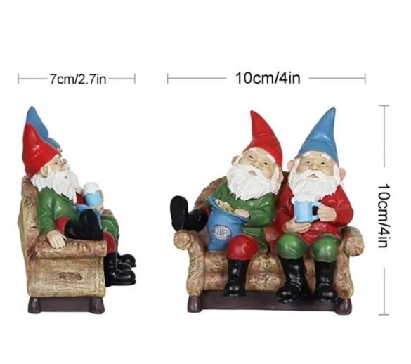 Gnomes Eating Chips And Drinking Beer