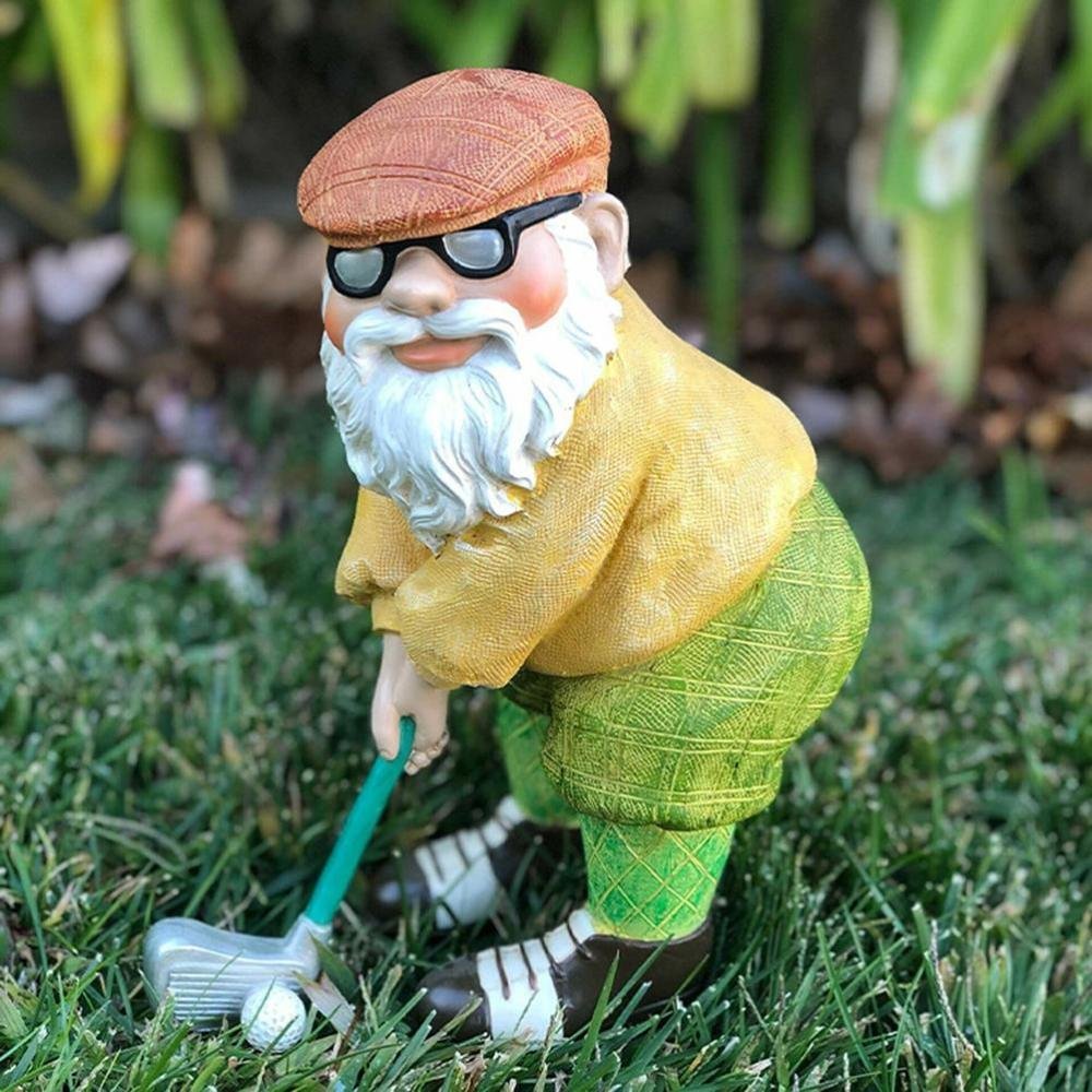 Garden Gnome Golfer | Golfing Gnome - The Gnome Shop