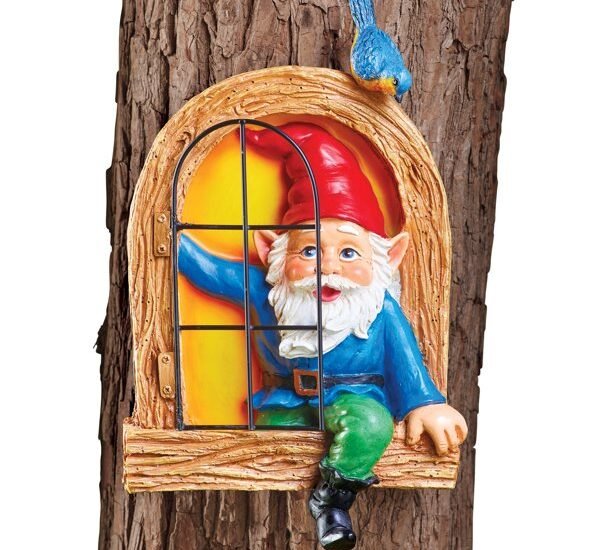 Gnome Chilling on Window | Gnome on Windows - The Gnome Shop