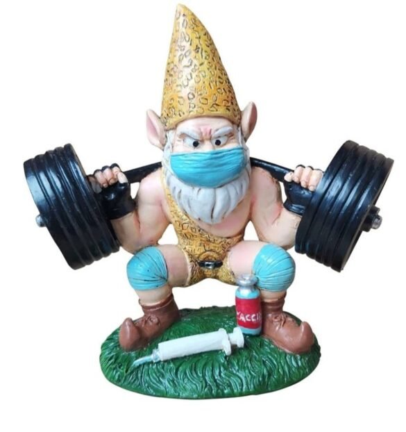 Gnome Weightlifter