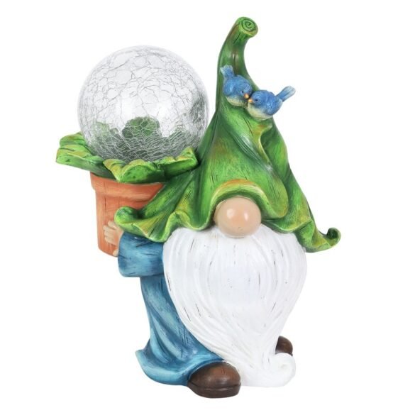 Gnome carrying Flowerpot