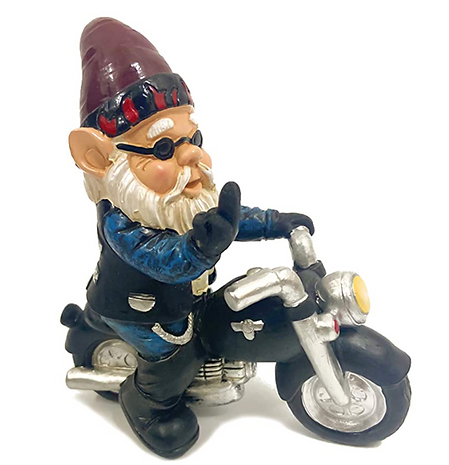 Gnome Flipping the Bird - Large