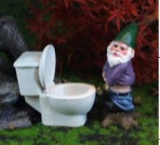 Gnome Peeing Relief