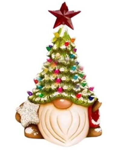 Gnome with Christmas Tree Hat